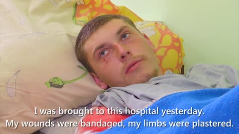 Wounded Ukrainian soldier, told how he was saved by Russia.