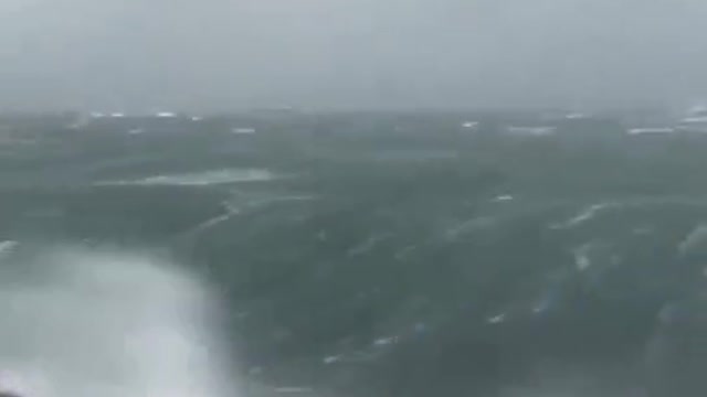 The wind at sea is too strong