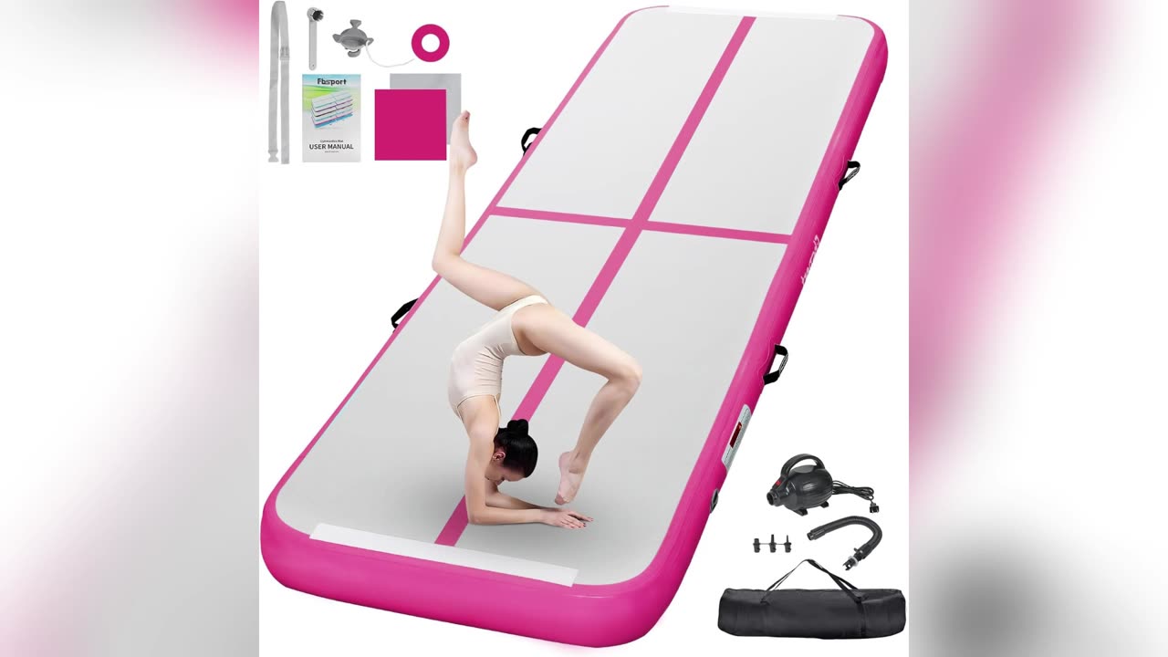 FBSPORT Inflatable Air Gymnastics Mat