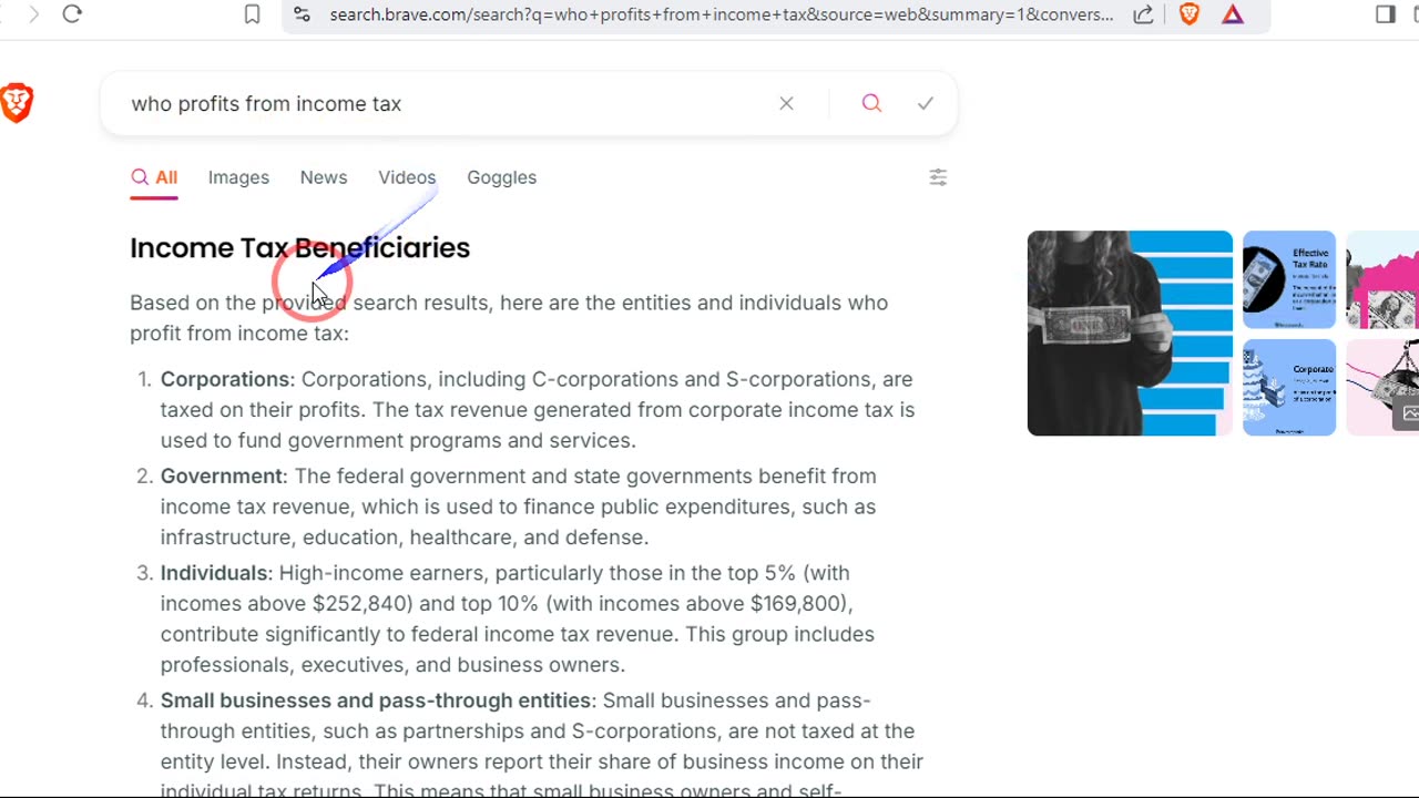 Who Profits From Income Tax?