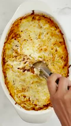 Oven Baked Spaghetti