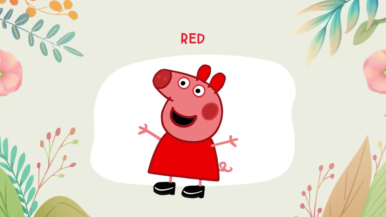 Peppa Colours | Learn Colors | Colors Song for Kids