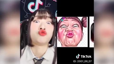 Cute Funny Face Show Tik Tok funny