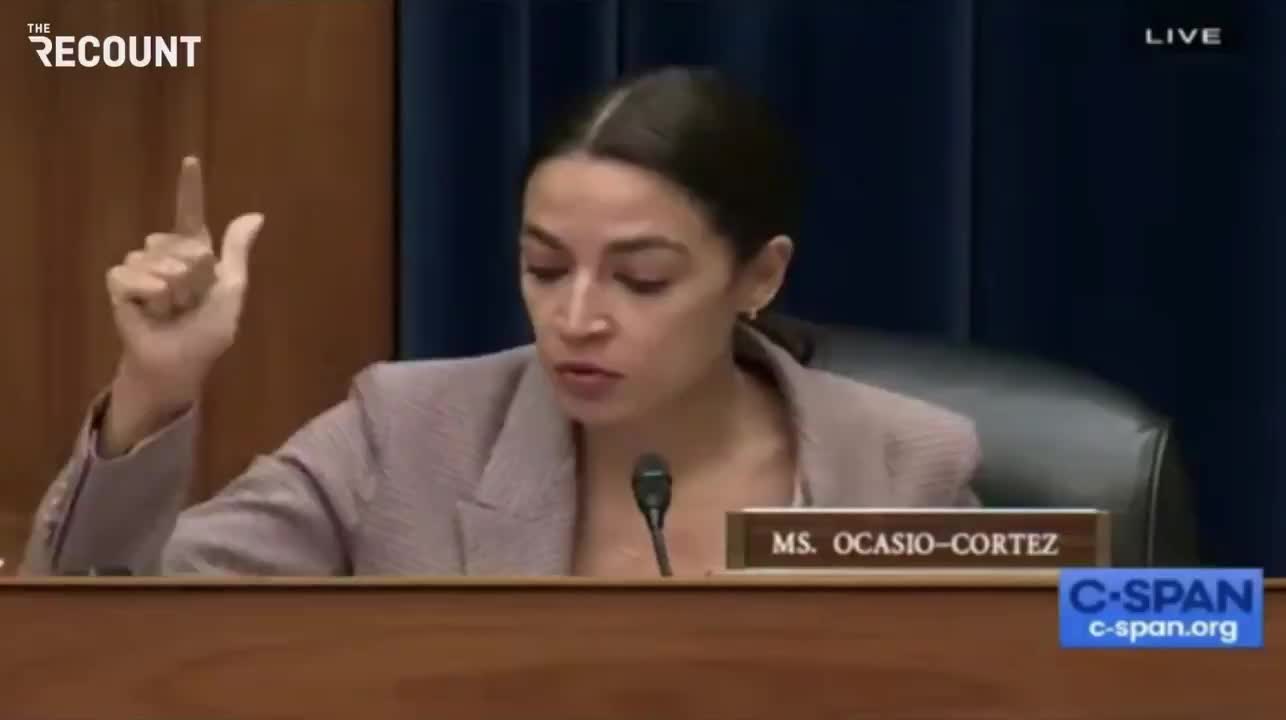 AOC admits voter fraud.