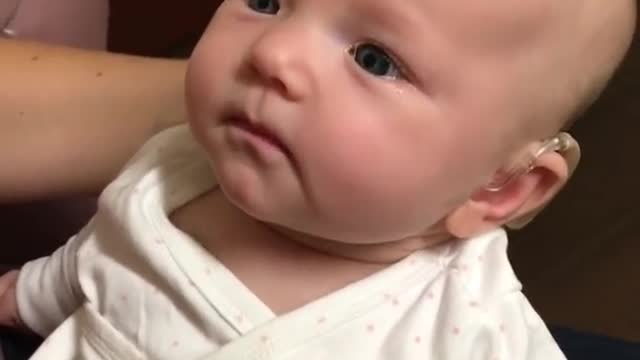 Super Baby - Emotional after mom for first time