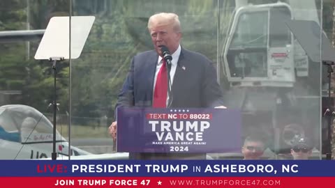 🔴 President Trump in Asheboro, NC