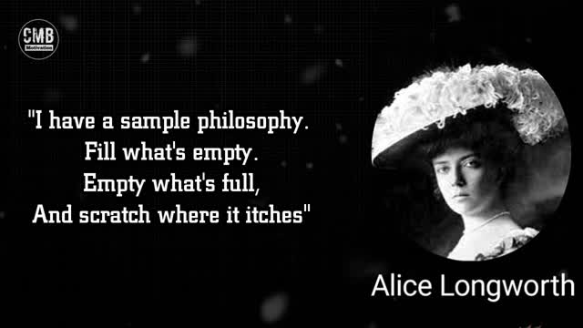 Alice Longworth Inspirational Quotes|| Rise twice ||