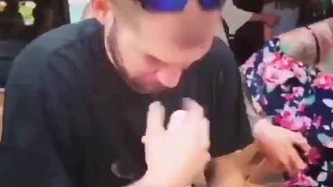 It's so funny, this little kid's video makes you sure to be happy and happy