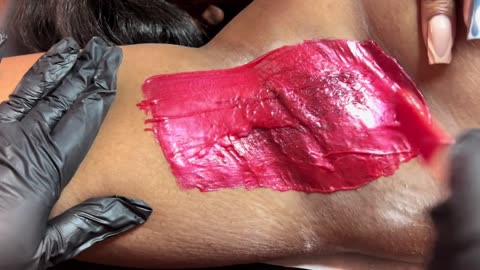 Underarm Waxing with Sexy Smooth Cherry Desire Hard Wax by @estheticswithtoni