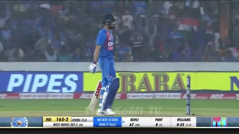 Virat Kohli 94* (50) vs West Indies 1st T20I 2019 Hyderabad (Ball By Ball)