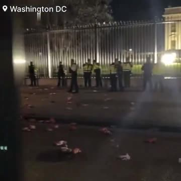 🚨BREAKING: Pro-Palestinian protesters attempted to breach White House #Washington | #DC