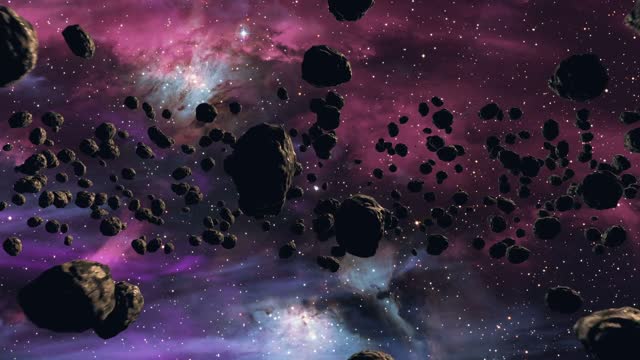 Asteroids Belt field