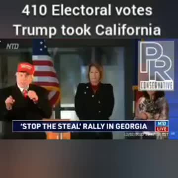 Trump Took California, don't let them steal our election