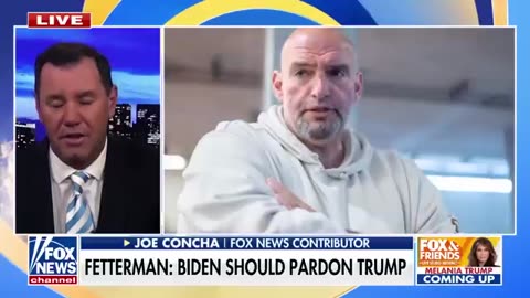 'COMMON SENSE'_ Fetterman praised for suggesting Biden should pardon Trump