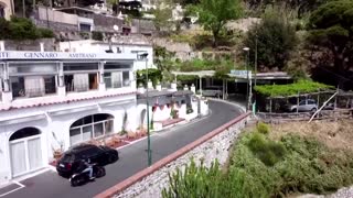 A bird's eye view of an empty Capri