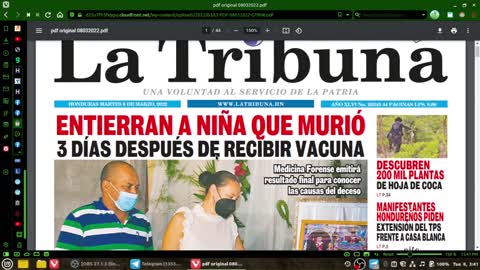 Muere por la Vakakuna