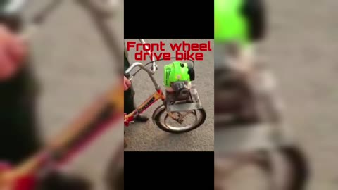 Front wheel drive bike 😮😮😮👍👍👍👍👍👍👏👏👏👏