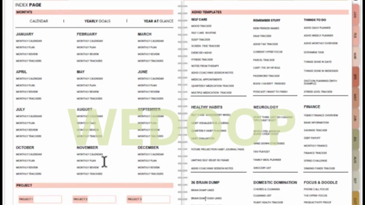 Comprehensive ADHD Planner : Your Roadmap to Managing Attention Deficit Disorder
