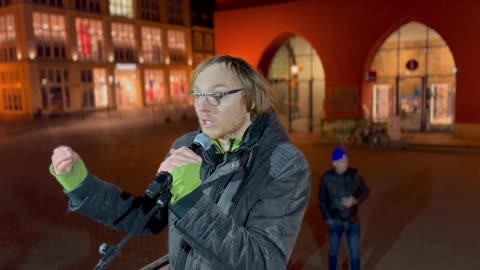 Greifswald: Eine weitere Rede von Andreas 21-03-2022