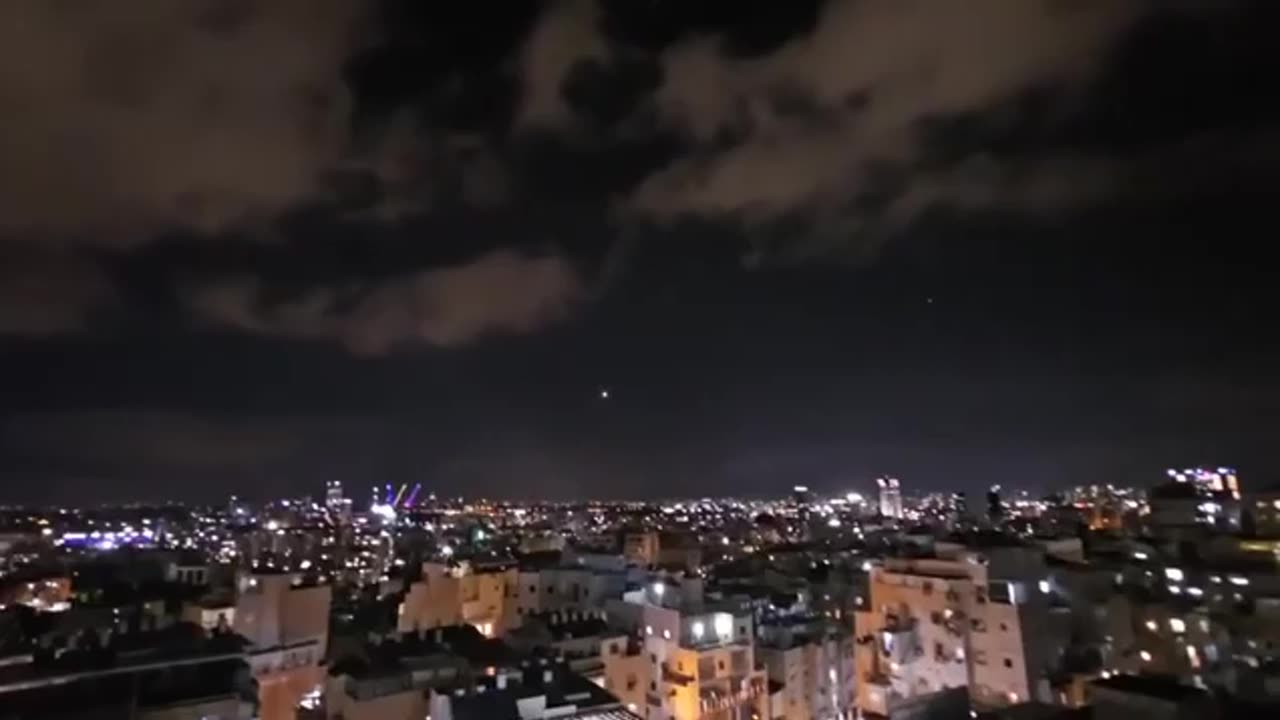 RAW FOOTAGE: Hezbollah Fires at Central Israel Israel Defense Forces