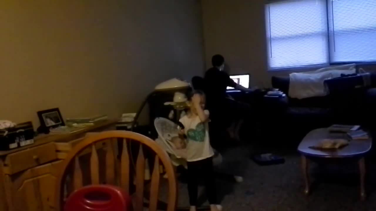 Emma talks on the phone