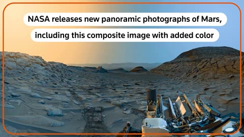 Panoramic photo of Mars Release by NASA