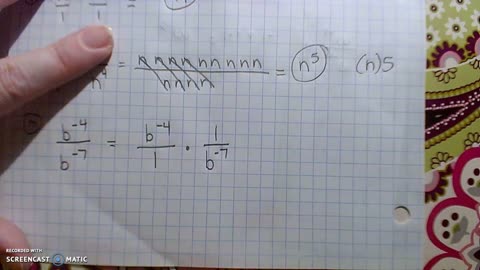 Gr 8 - Ch 1 - Lesson 5 - PART 2 - Negative Exponents