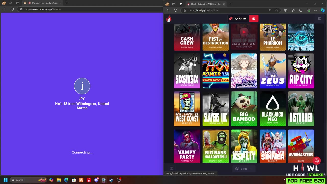 "new" - 10-31-2024 - Stackswopo MonkeyApp & Gambling Stream