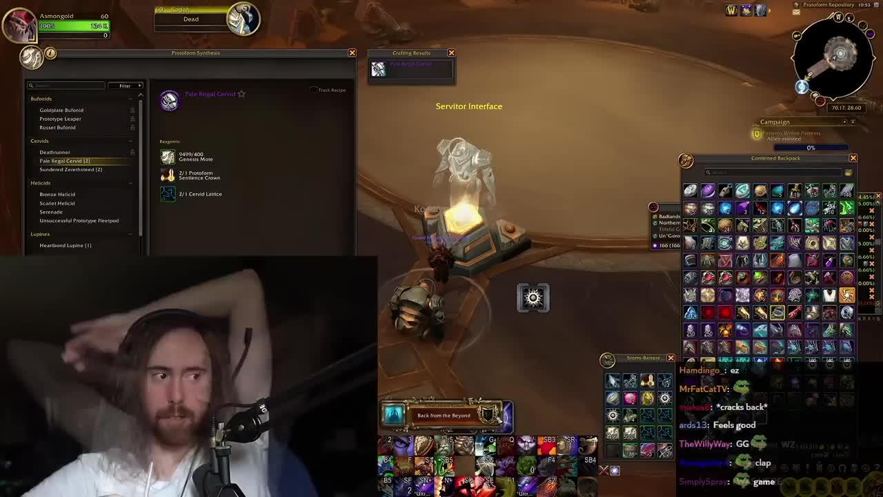 Asmongold finally beats WoW Shadowlands