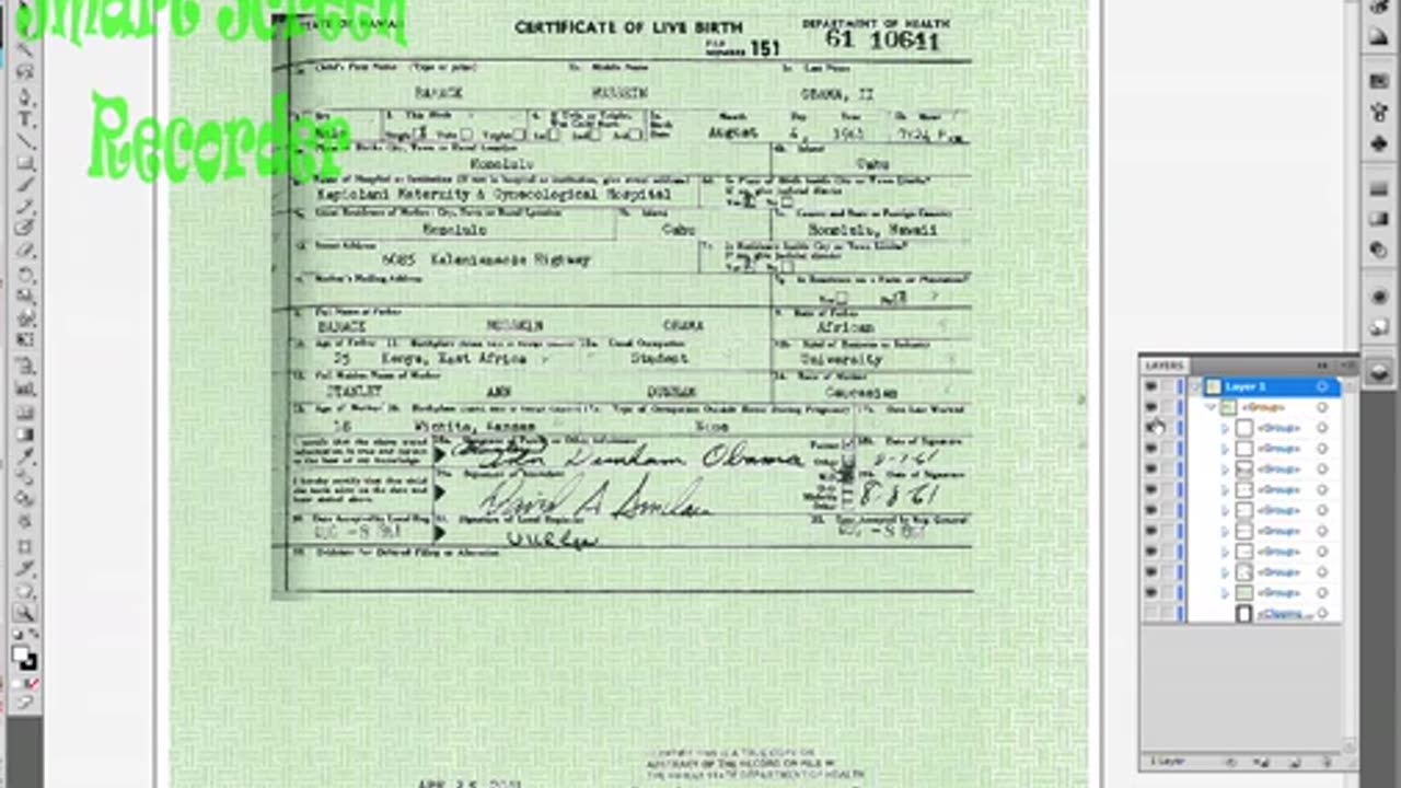 President Obama_s Birth Certificate PDF has -Layers-_2