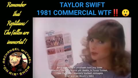 Taylor Swift (1981) Kenner commercial , WTF!!! 😲 How can this be ???