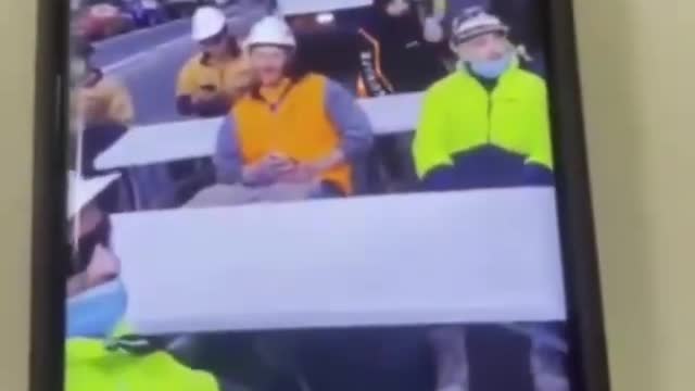 Australia: Construction workers protest vaccine mandates