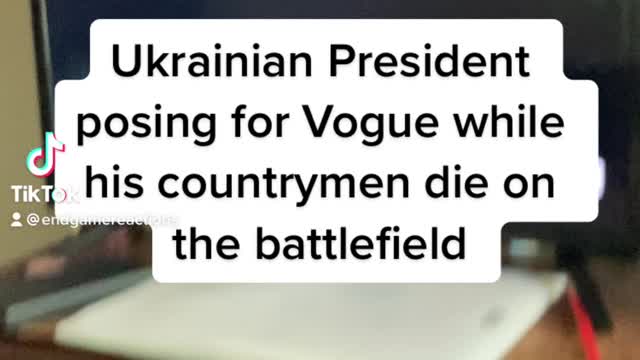 Pres Zelensky showing his true colors
