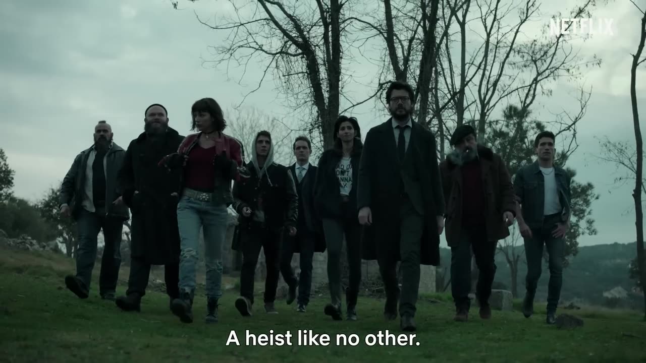 "MONEY HEIST "The Resistance Rises Again" "Plan in Motion: No Turning Back"