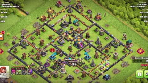 Clash of clan mobile game few goblins loot