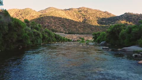 River in the hills