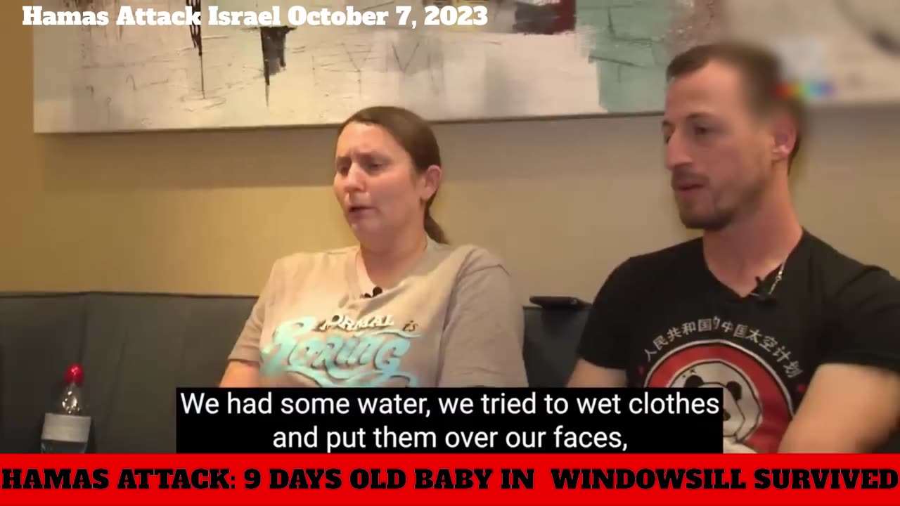 Israel-Hamas War2023 : 9-DAY-OLD BABY ON THE WINDOWSILL SURVIVES