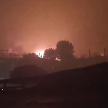 Texas Wildfire Footage