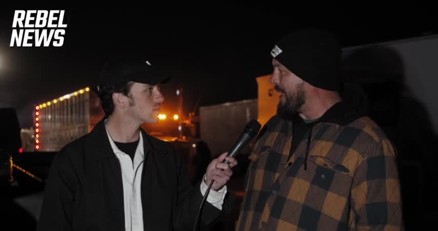 Trucker Discuss DC Convoy Tactics Night Before They Approach