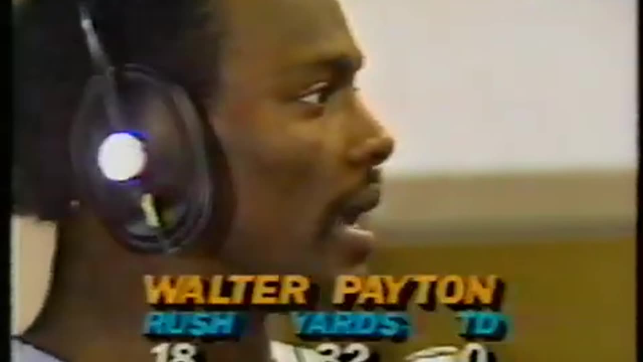 January 12, 1986 - Walter Payton After NFC Championship Victory