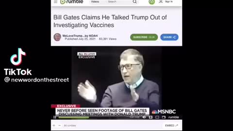 Bill Gates Talks Trump Out Of Investigating Vaccines