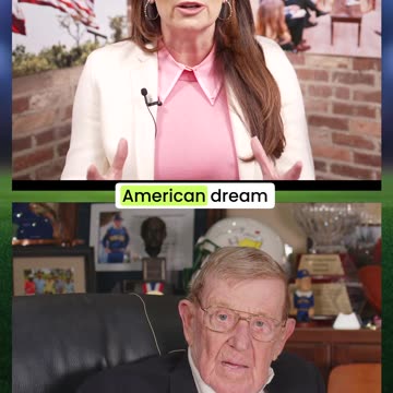 Brooke Rollins on Reviving the American Dream with Lou Holtz 🇺🇸 #AmericaFirst