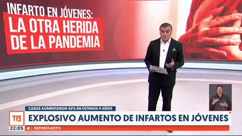 Noticiário internacional relata aumento de doenças cardíacas