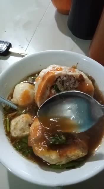 Meat ball street food