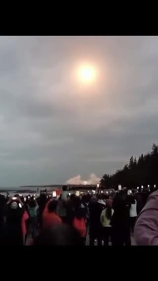 China: Artificial sun or rocket launch?!