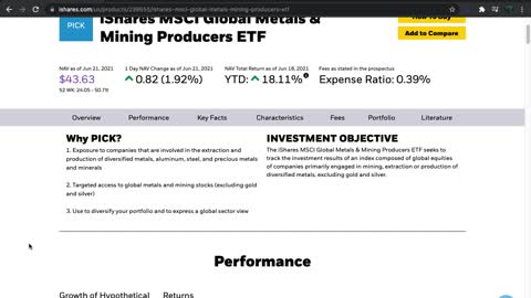 PICK ETF Introduction (Precious Metal Miners)