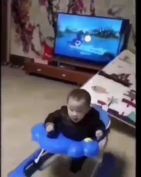 smart son running away from danger.mp4