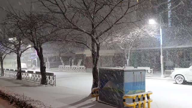 Korea heavy snow