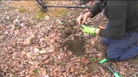 Metal detecting bullets and buttons