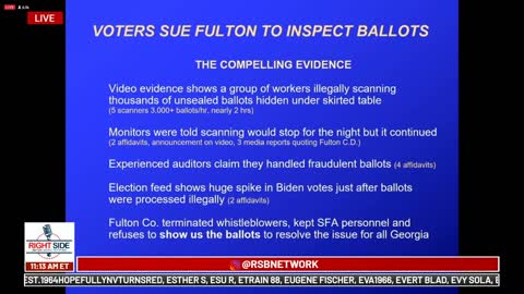 GA Senate Hearing on 2020 Election Fraud